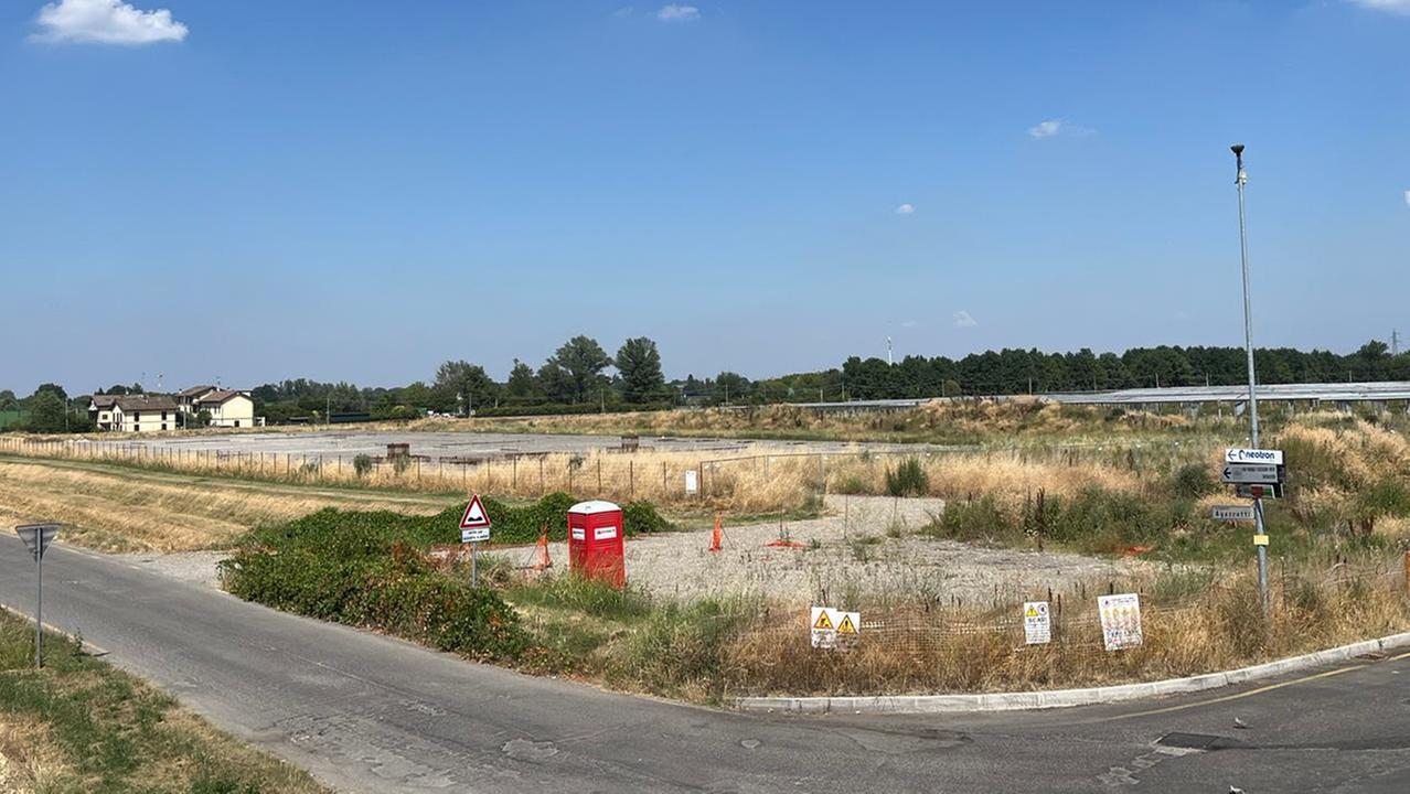 L'area di strada Cadiane in cui dovrebbe essere ampliata la sede MonteRè