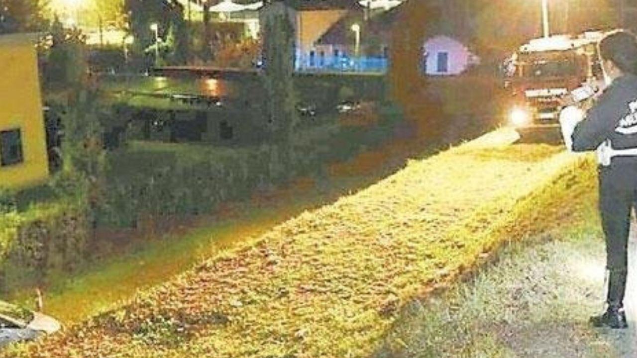 La curva senza protezioni