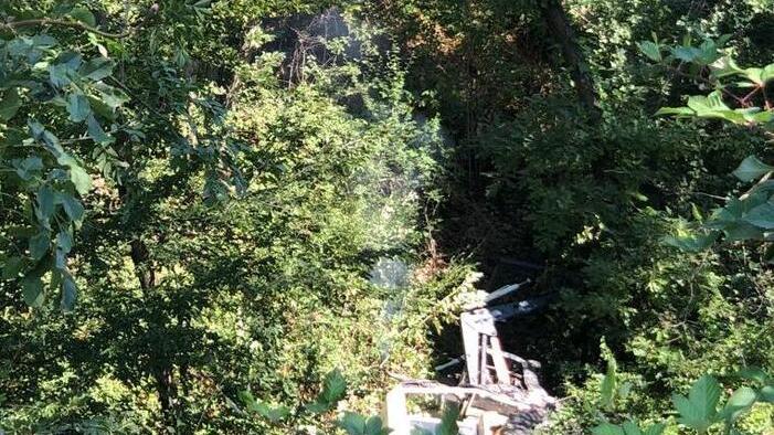 Volo di cento metri col trattore: agricoltore 41enne “miracolato”