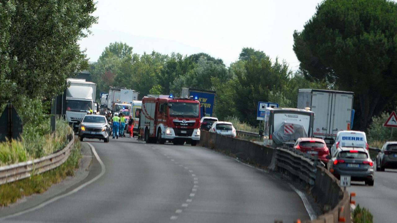 Il punto dell'incidente (foto Stick)