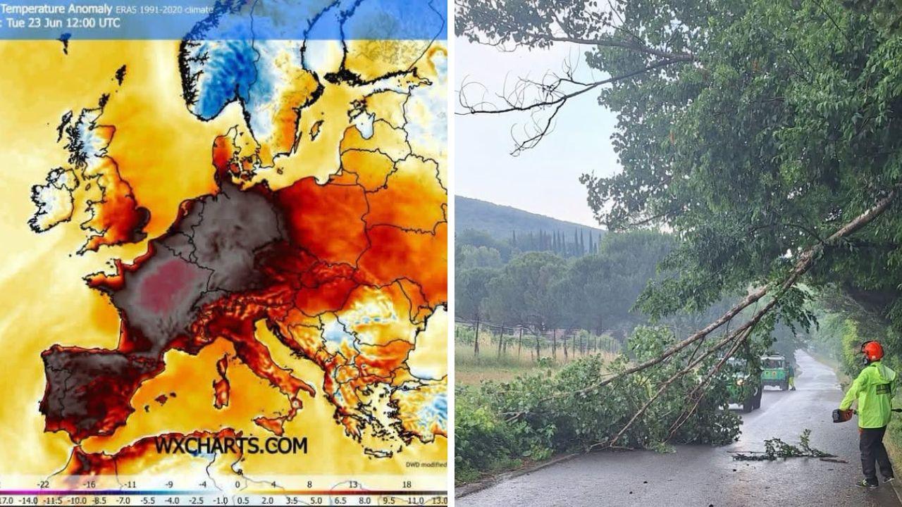 Meteo in Toscana, ancora caldo con picchi fino a 40 gradi. Attenzione ai nubifragi: le zone più a rischio