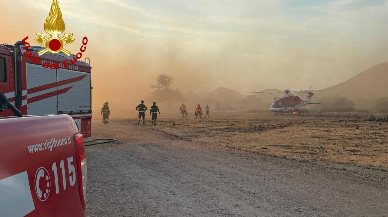 I vigili del fuoco recuperano due escursionisti persi a Golgo