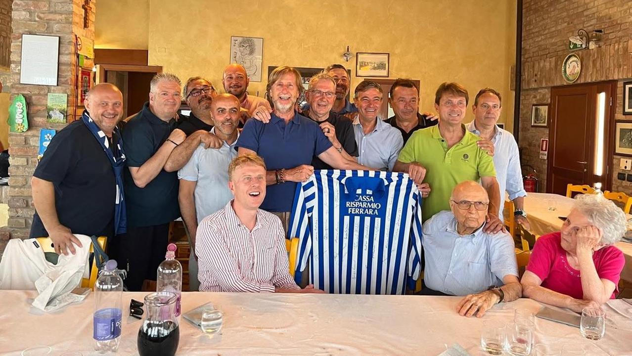 Madonna Boschi, pranzo amarcord della Spal con Donigaglia