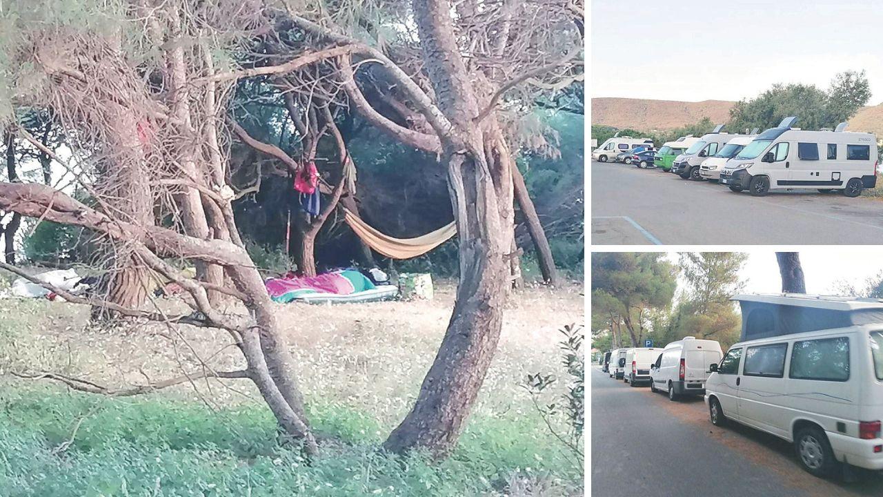 Baratti, campeggio abusivo in pineta: «Ogni giorno c’è il bivacco, non ci sono controlli» - La denuncia del comitato