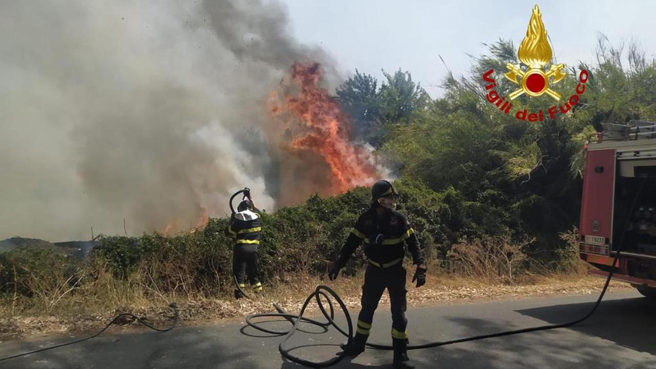 Bruciano le sterpaglie e sfugge l’incendio, è allarme lungo la provinciale: cosa sappiamo