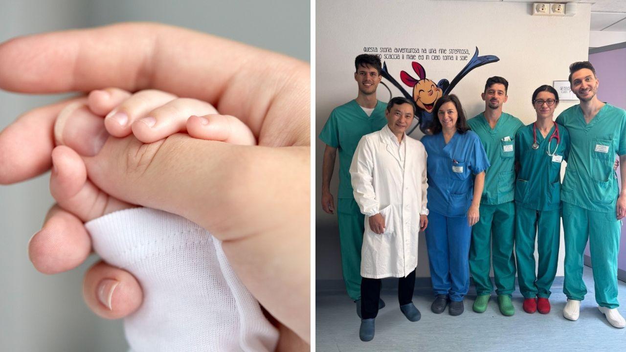 Massa, neonata di un giorno in fin di vita: operata e salvata grazie a un intervento record