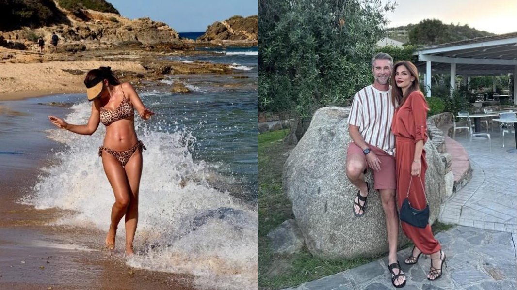 Mare e relax, Alessia Mancini e Flavio Montrucchio scelgono l’isola: «Grazie Sardegna» – Gli scatti con la famiglia