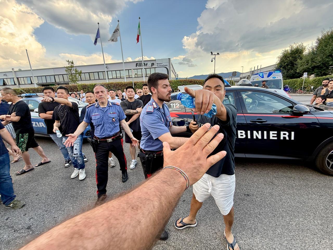 
	Tensione a Seano (foto Nucci)

