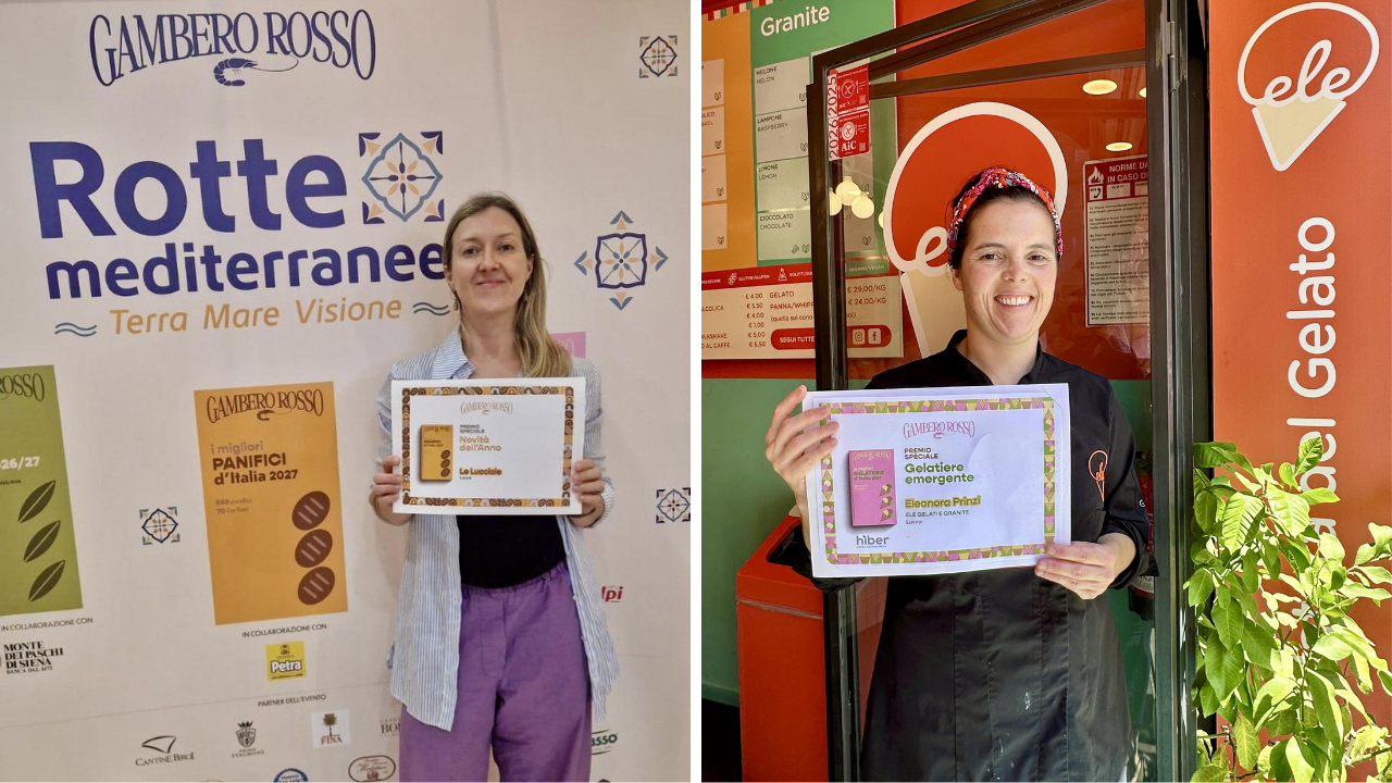 Giulia ed Eleonora: pane e gelato premiati dal Gambero Rosso – Le due lucchesi al top delle classifiche nazionali