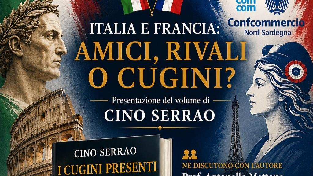 Sassari, Italia e Francia a confronto nel libro di Cino Serrao