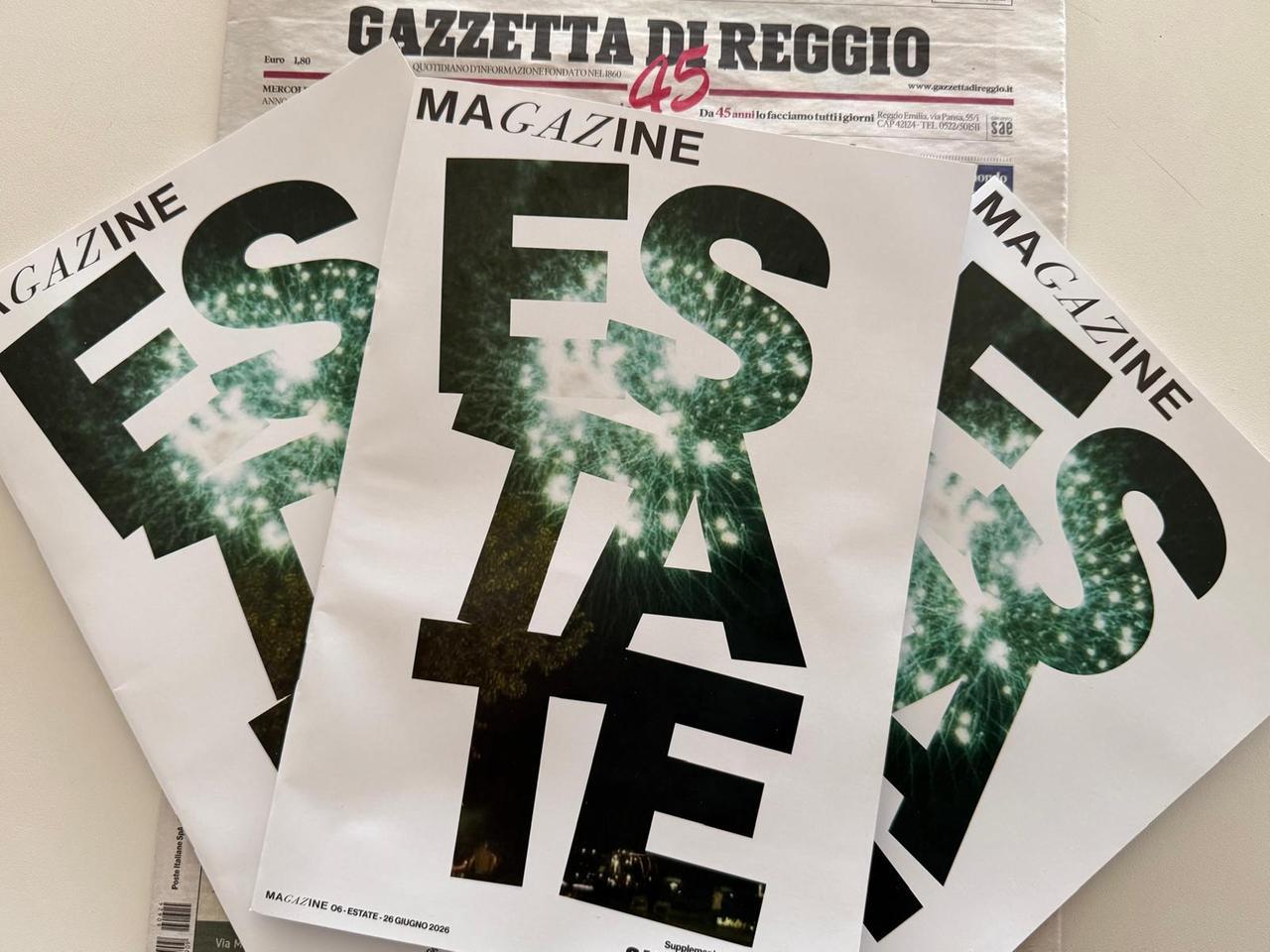 Tutti gli eventi dell'estate a Reggio Emilia: in edicola il MaGazine della Gazzetta