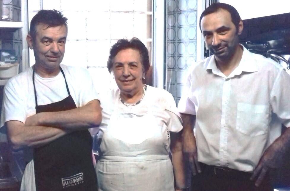 
	La storica titolare Franca Ulivi con i figli Claudio e Roberto

