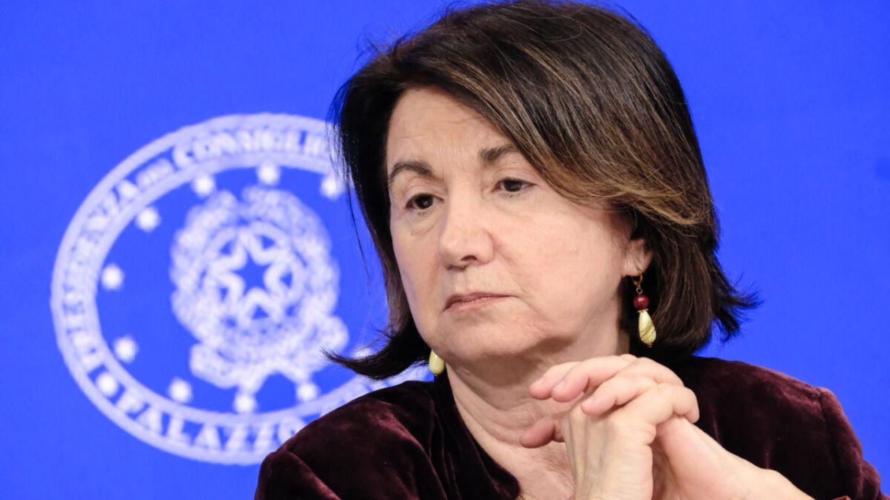 
	La ministra (foto LaPresse)

