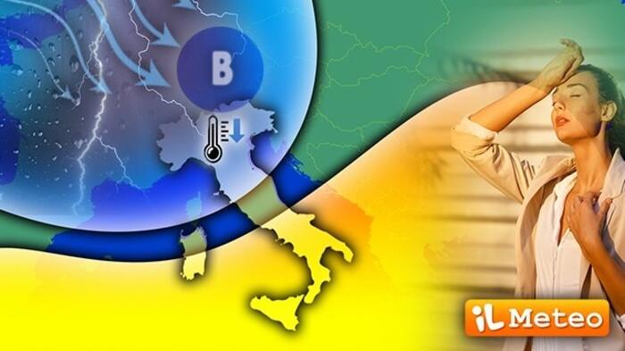 Il caldo estremo ha i giorni contati: temporali e grandine dopo la cupola africana