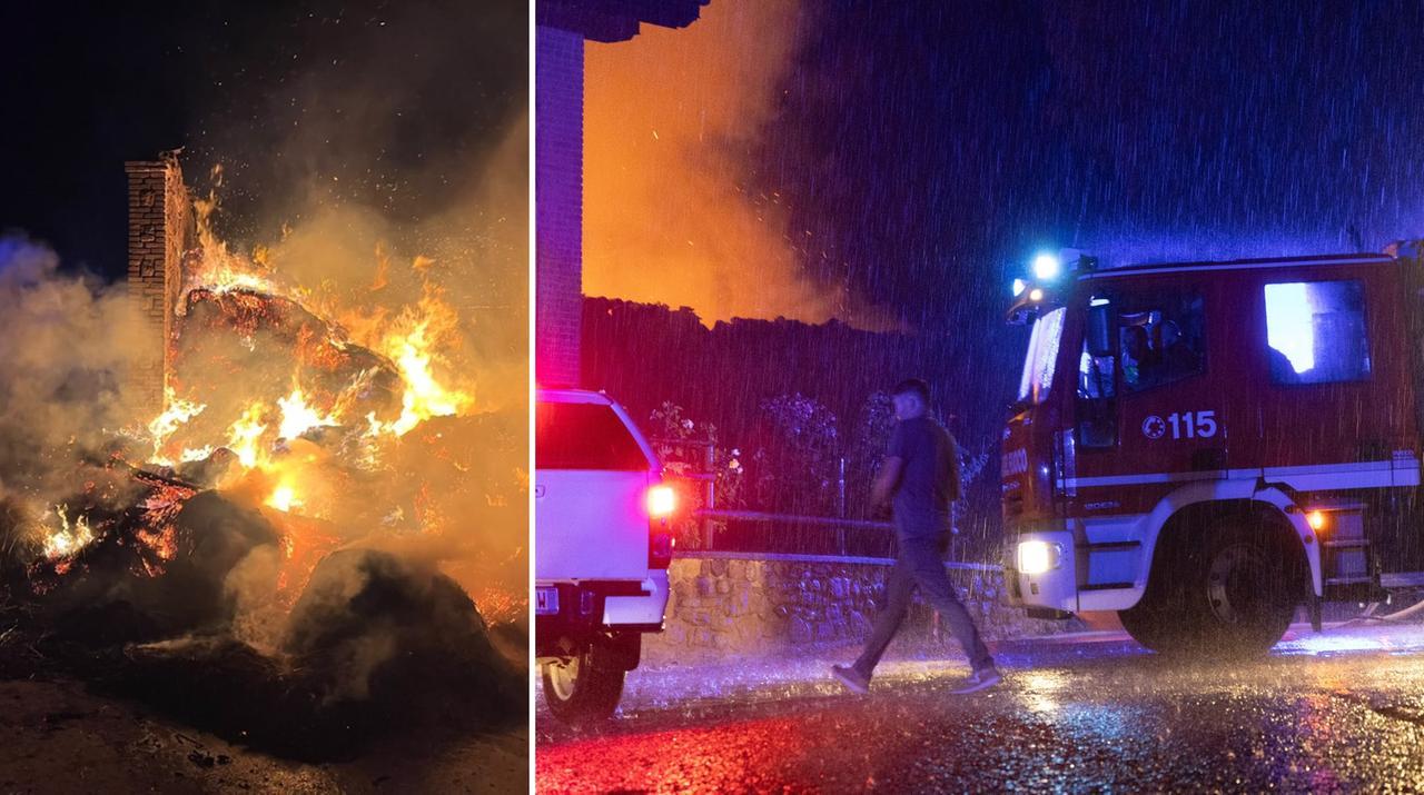 
	L'incendio nel fienile a Benedello


