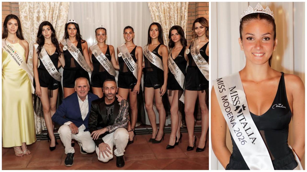 
	Sara Vecchi, a destra, &egrave; Miss Modena (foto Paolo Nagliati)

