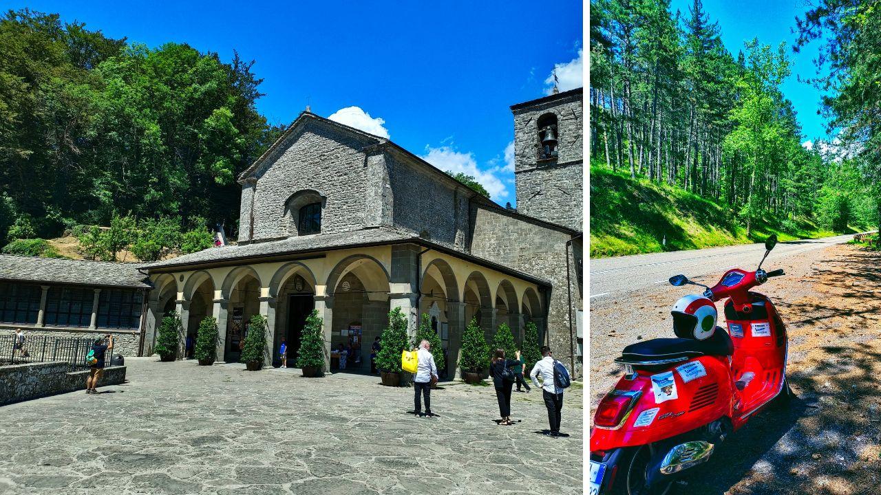 
	La Vespa del Tirreno a Chiusi della Verna

