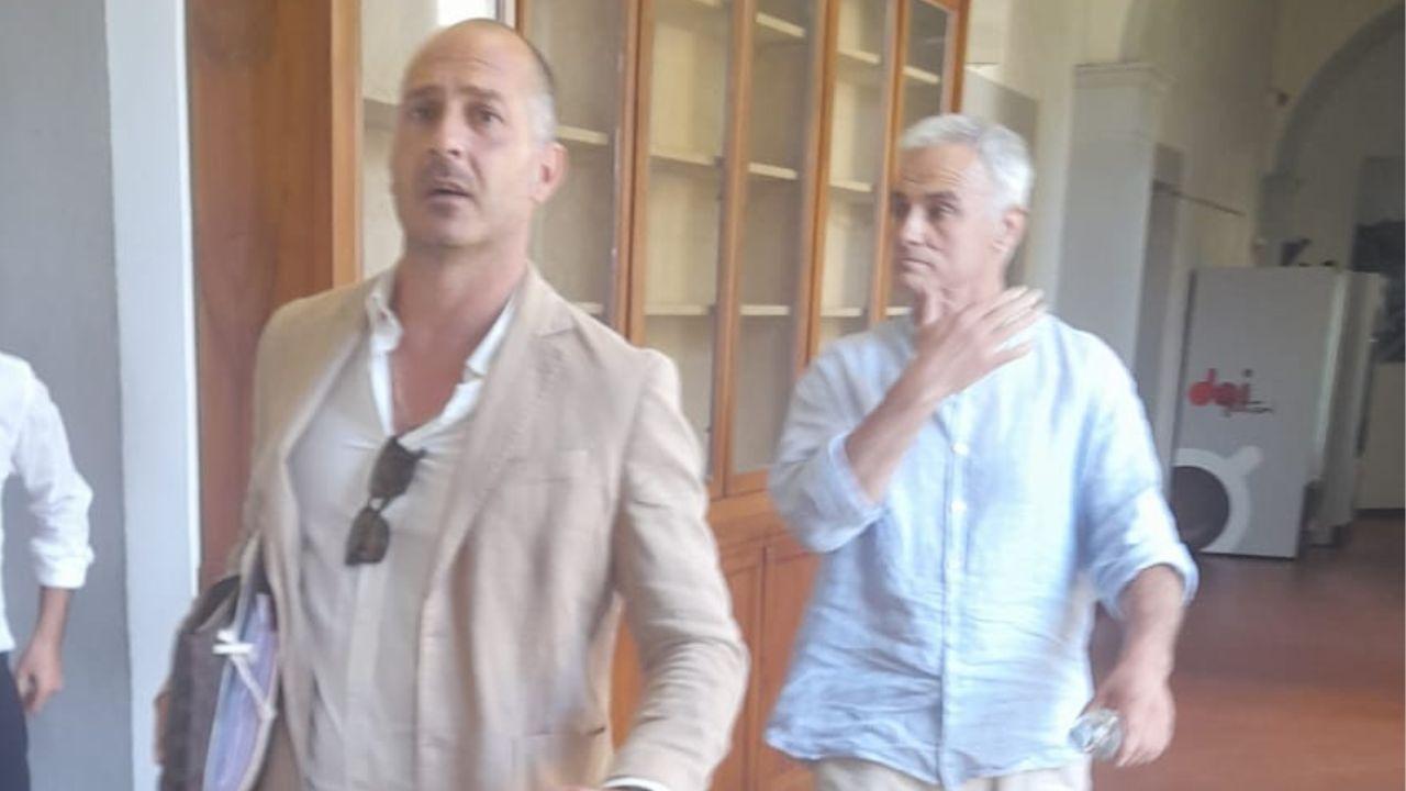Da sinistra l’avvocato Francesco Vetere e Marjan Pepa