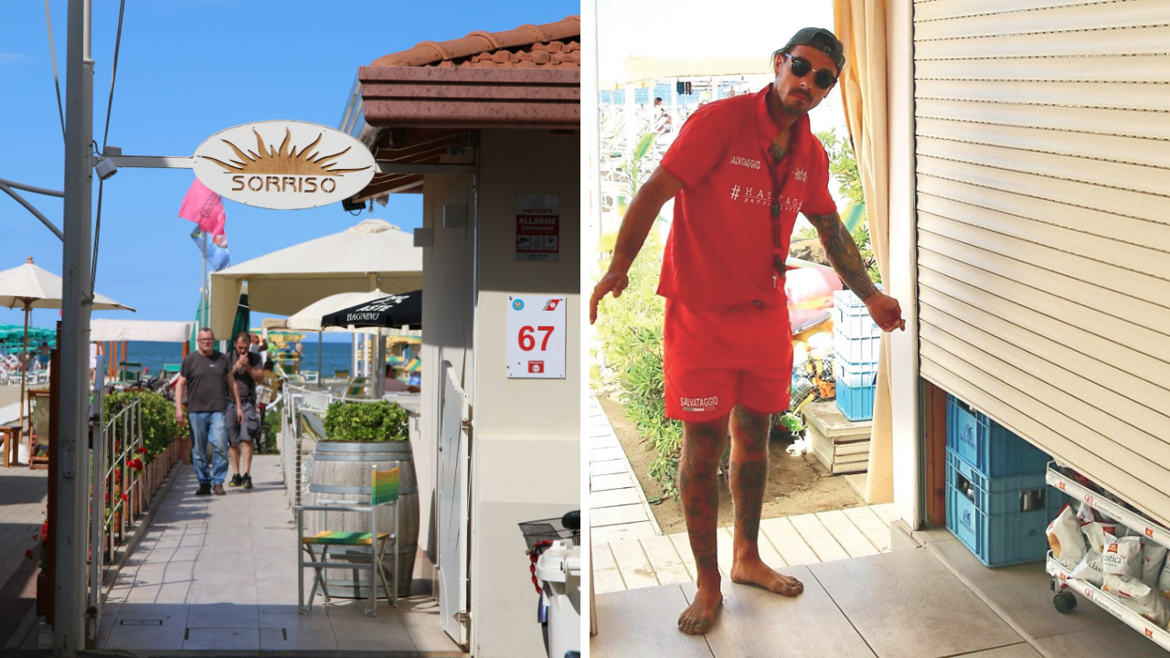 Il bagno "Sorriso" e Tommaso Pardini al Bagno Felice 