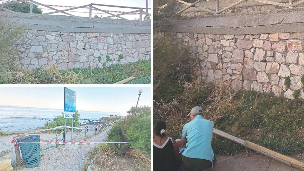 Livorno, precipita sotto gli occhi dei figli ad Antignano: «La staccionata ha ceduto, ho pensato di morire»