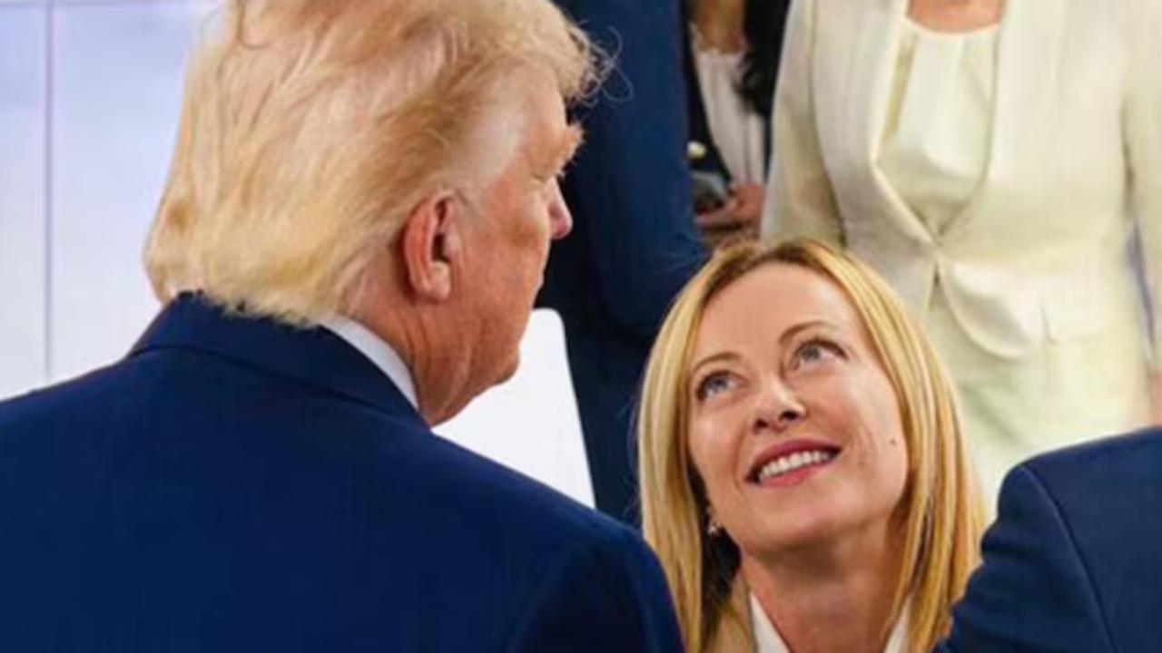 La foto pubblicata da Donald Trump 