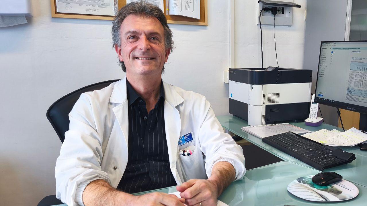 Gianluca Moscato è il primario della Neurologia di Livorno