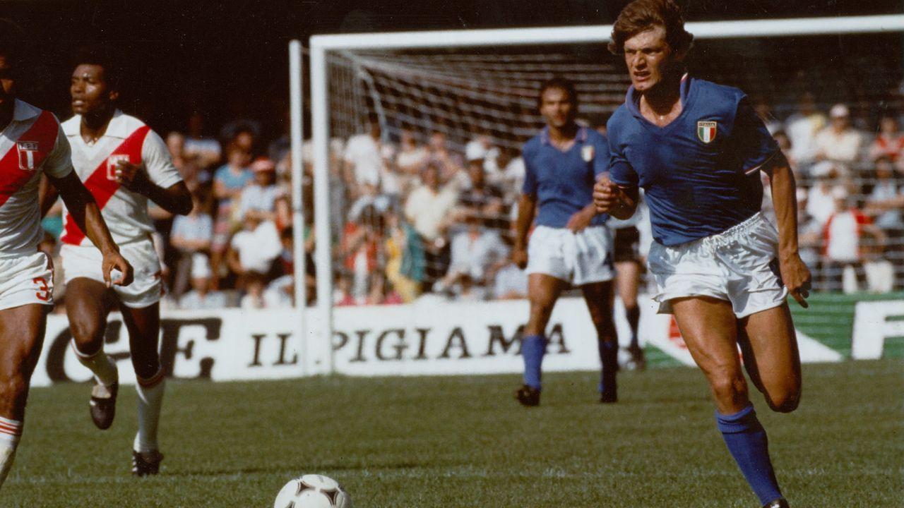 Giancarlo Antognoni durante il mondiale del 1982