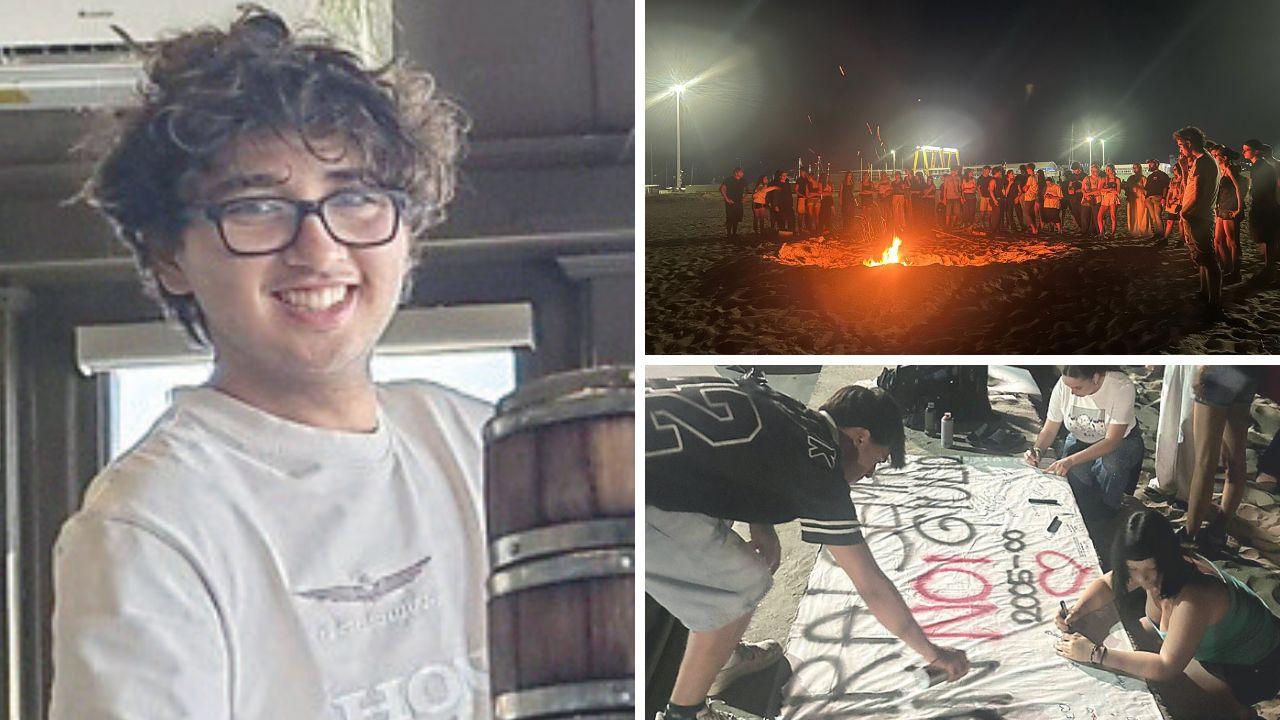Morto nell'incidente in moto sull'A11, il falò degli amici in spiaggia al Muraglione: «Giulio, sarai sempre con noi»
