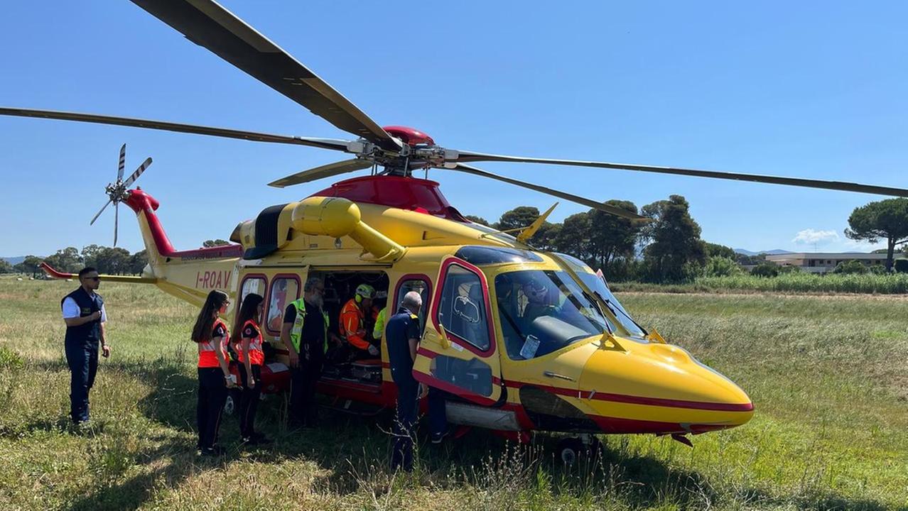 Il bambino è stato portato al Meyer con l'elisoccorso Pegaso