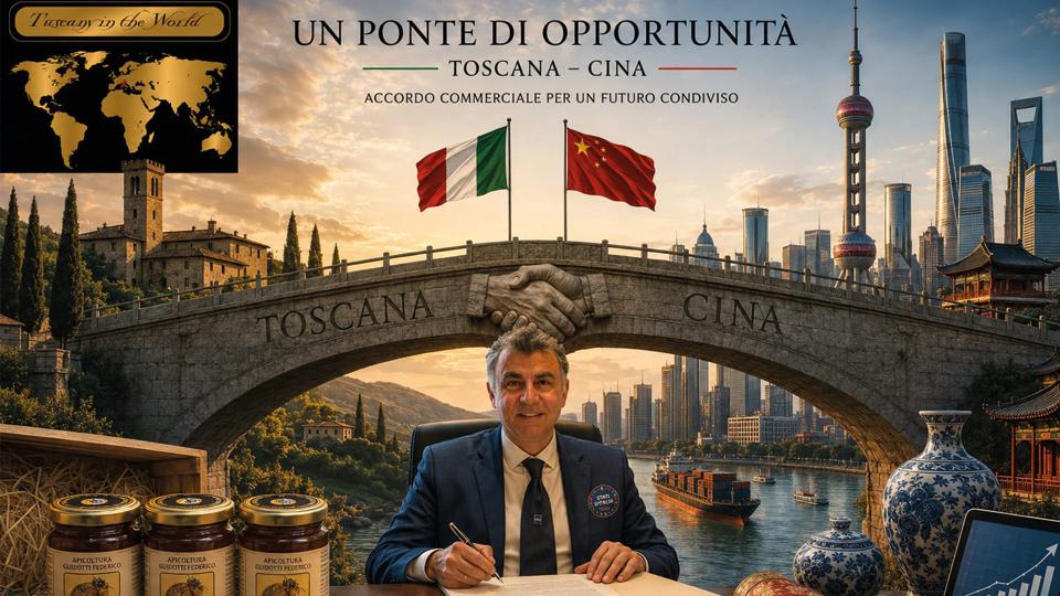 Il miele toscano di Federico Guidotti vola in Cina: sarà protagonista nello showroom di Tuscany in the World a Nanping