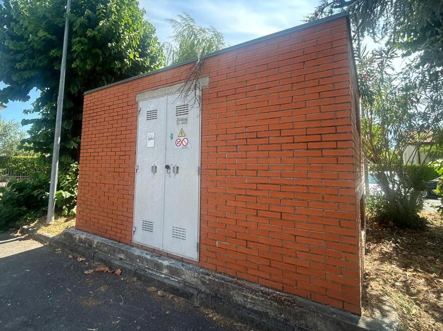 
	La cabina elettrica posizionata in via San Marco (foto Giannini)

