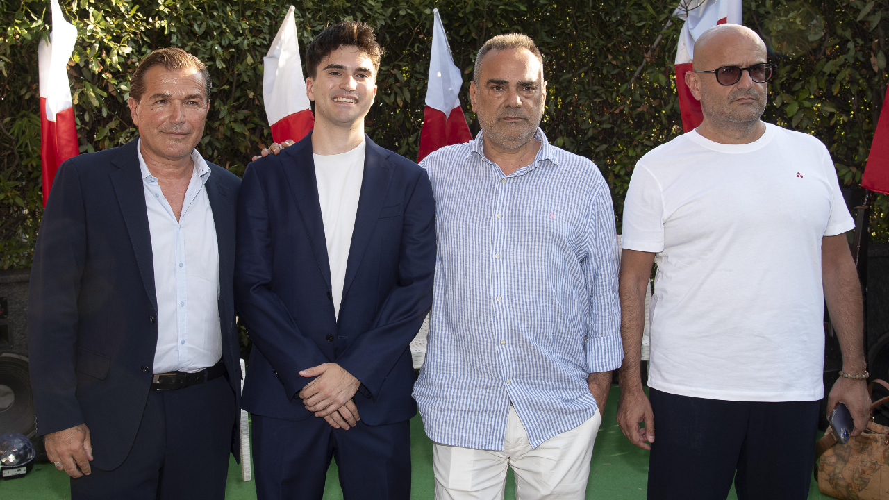 Da sx Laudicino, Francesco Lamioni, Gianni Lamioni e Vetrini