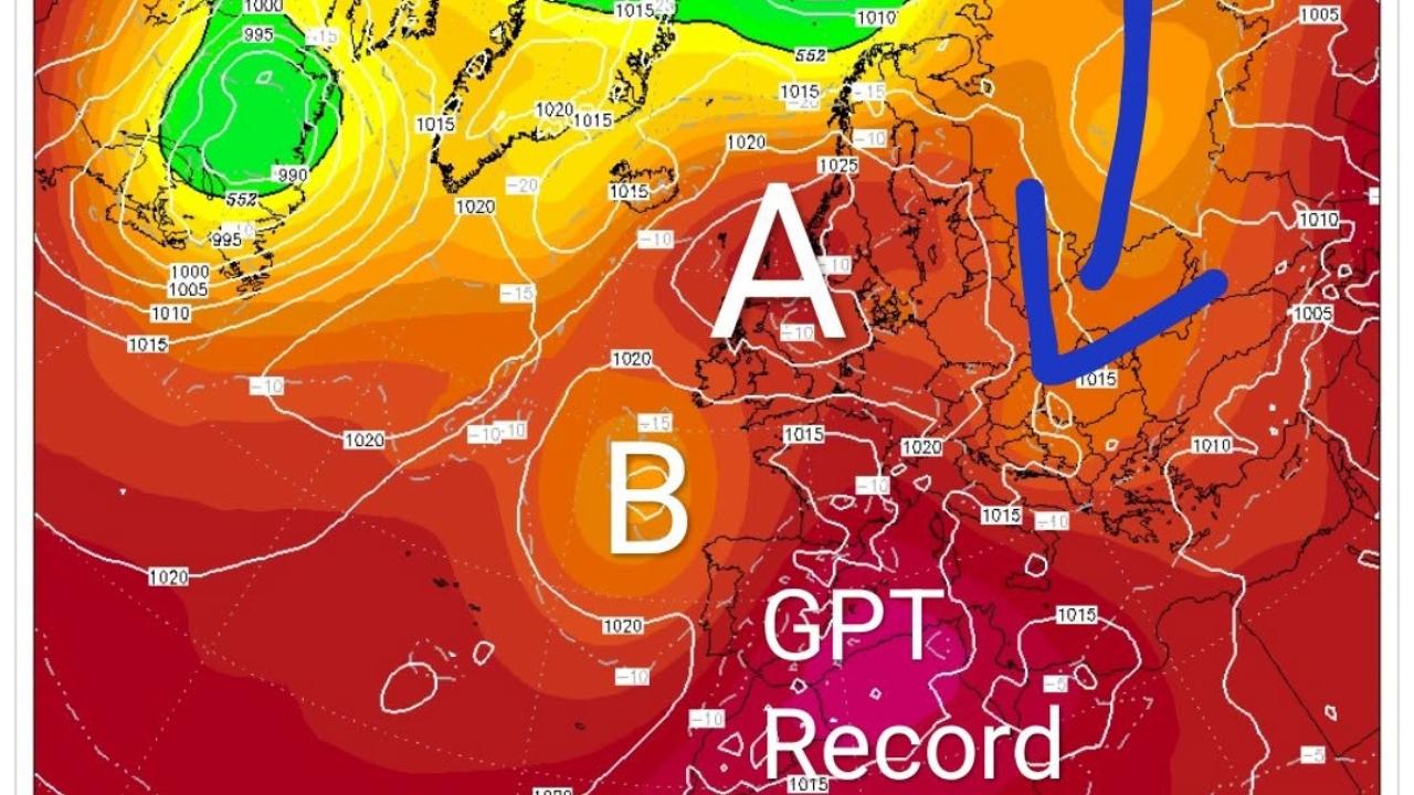 Il picco del caldo in Toscana (Elaborazione grafica Cmt)