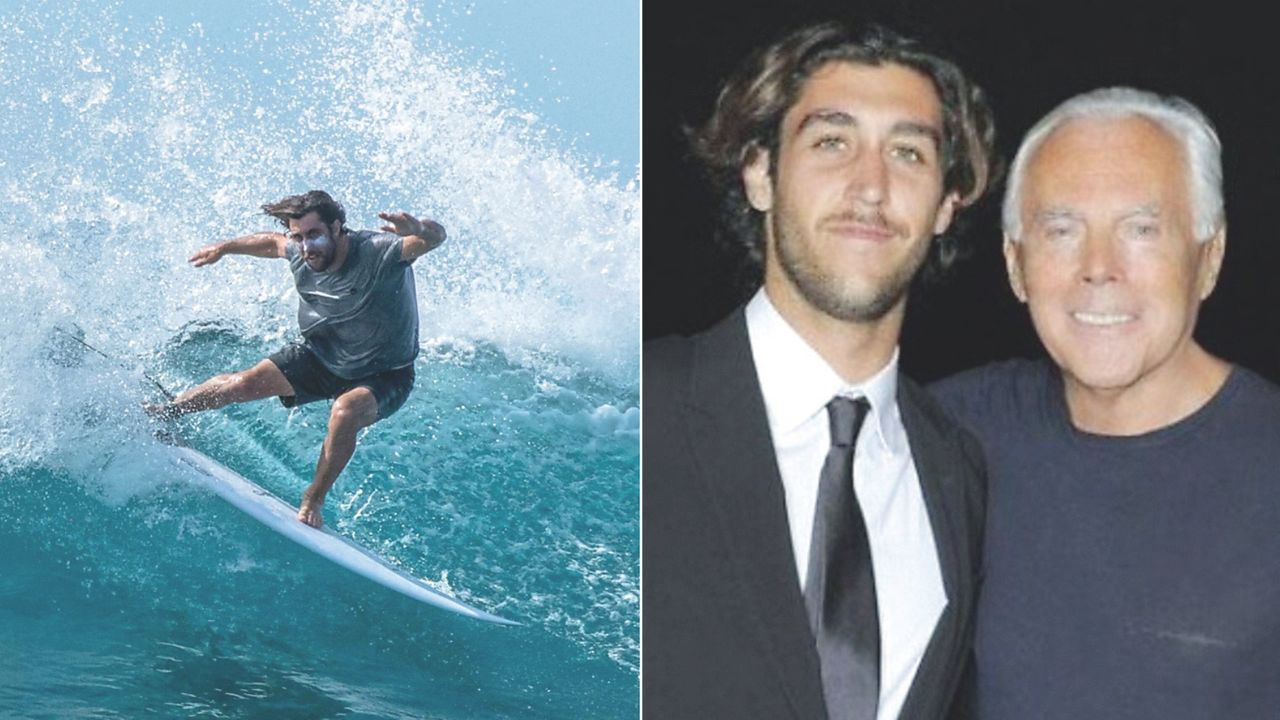La storia di Alessandro Piu, campione di surf e modello per Armani: «Le onde sono la mia passione, racconto l’isola al mondo»