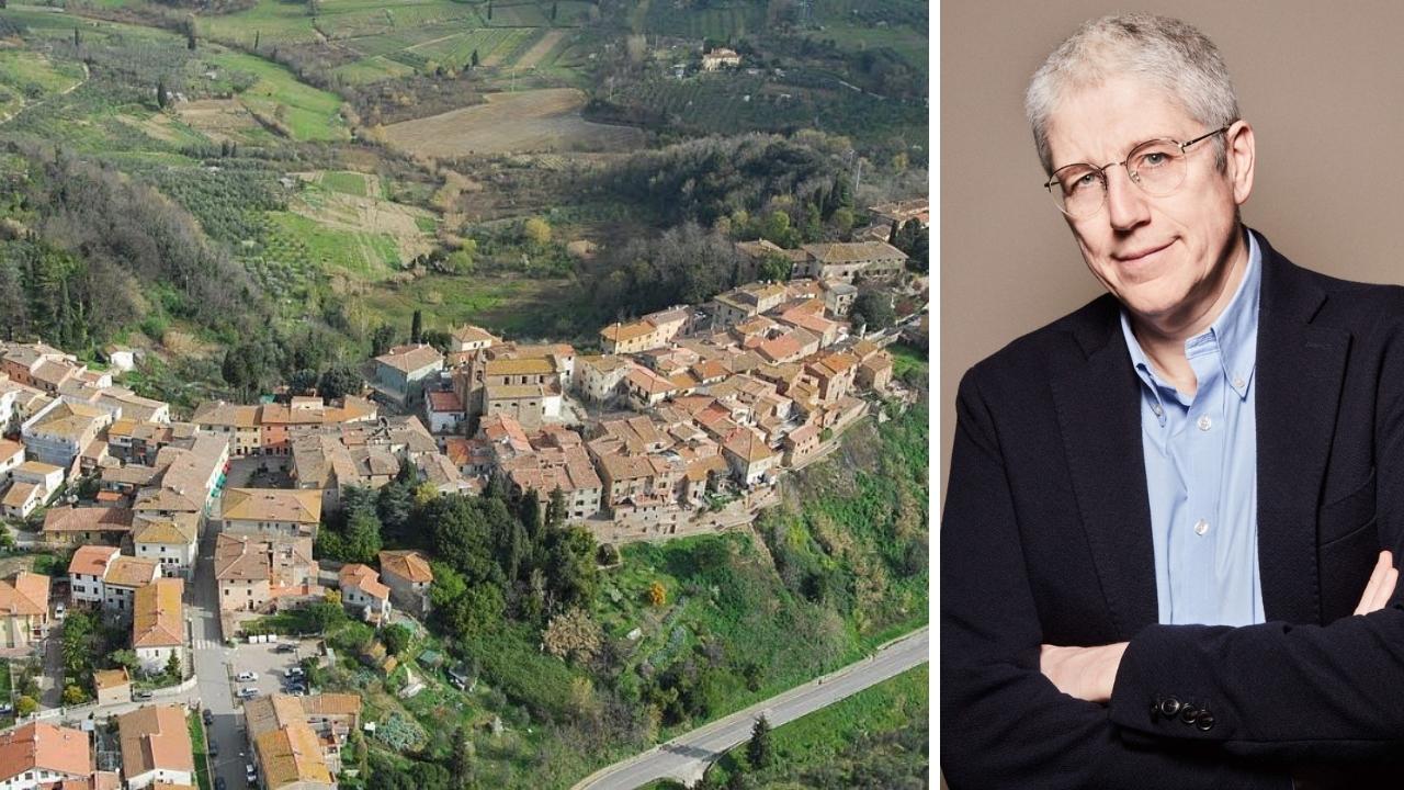Il borgo di Terricciola e Mario Giordano