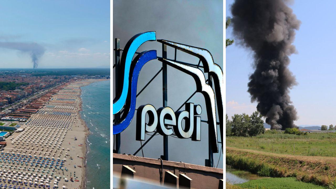 Pisa, incendio in un’azienda di raccolta di rifiuti speciali. Il fumo nero, le esplosioni e le (prime) decisioni – Video