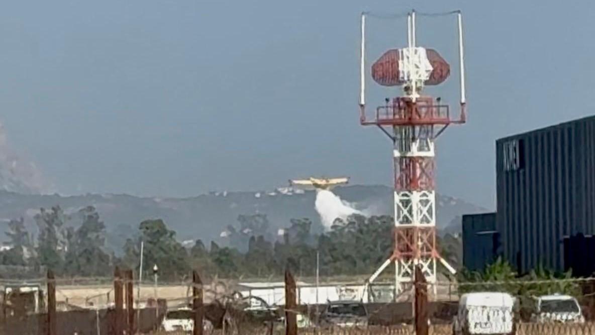 Incendio a Olbia, chiuso l’aeroporto: otto voli dirottati