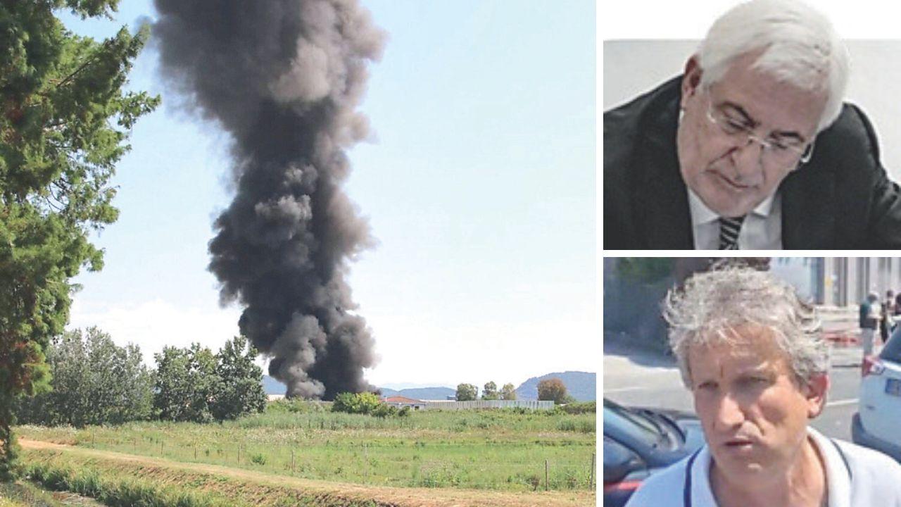 Incendio alla Spedi di Vecchiano, il titolare: «Siamo rammaricati ma lo stabilimento è in regola»