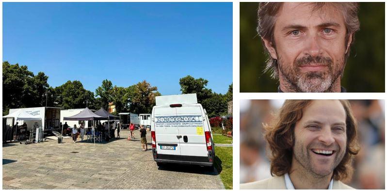 Rubiera set cinematografico del film con Alessandro Borghi e Kim Rossi Stuart