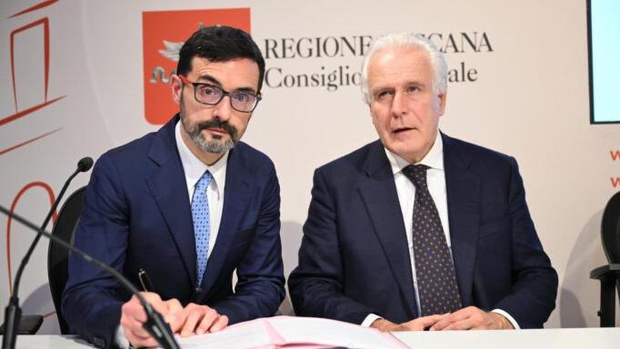 Marco Torre con Eugenio Giani (foto da Toscana Notizie)