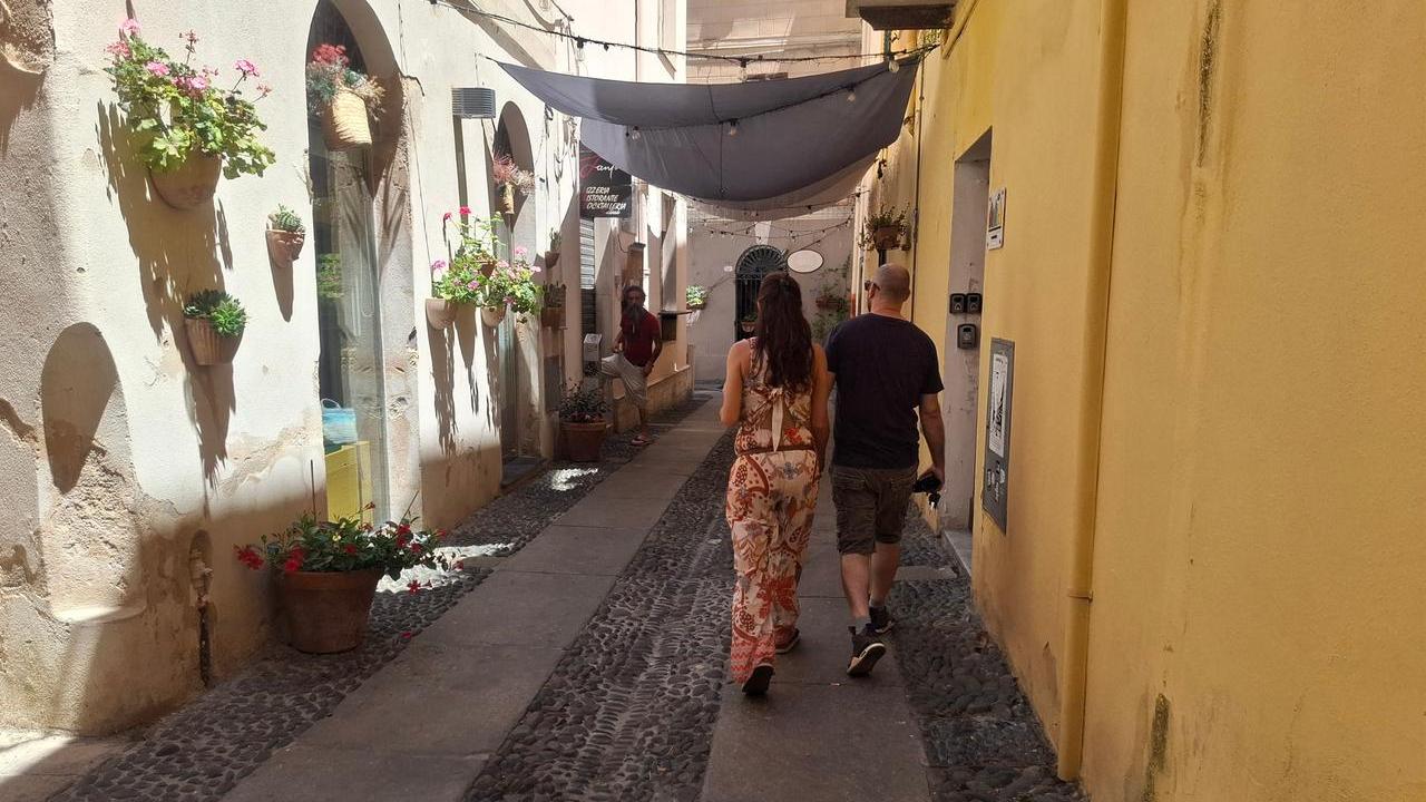 Sassari uno scorcio di via Usai <em>(foto Nuvoli)</em>