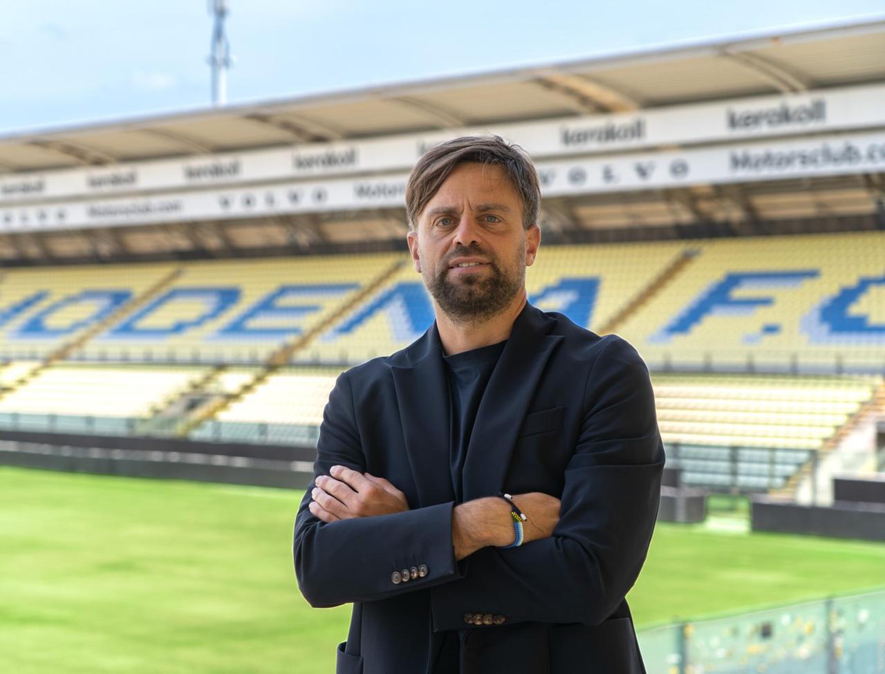 
	Daniele Galloppa, nuovo allenatore dei gialli (foto modena-calcio.com)

