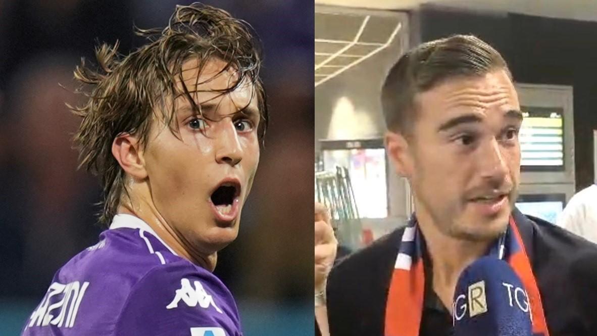 <strong>Jacopo Fazzini </strong>( a sinistra) e <strong>Harry Winks (foto Rosas)</strong>