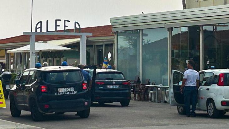 L'intervento dei carabinieri
