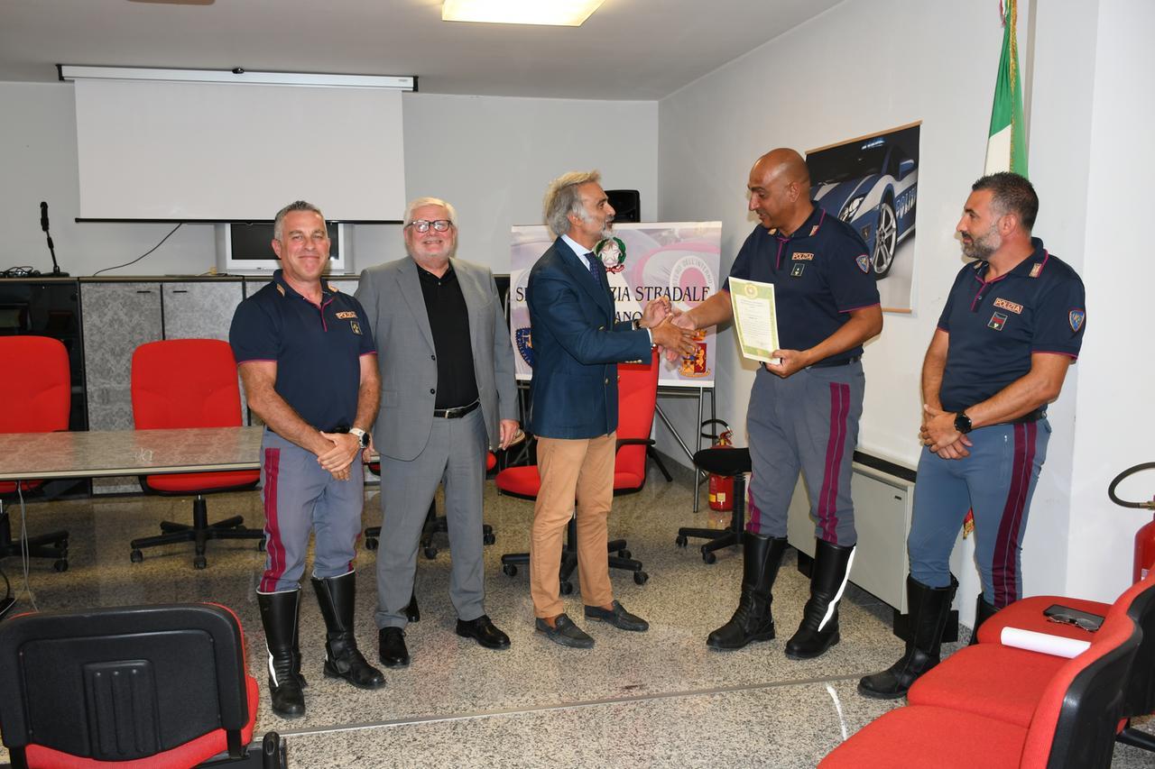 Giro di Sardegna e sicurezza, ecco i nomi dei poliziotti premiati per il servizio sul campo