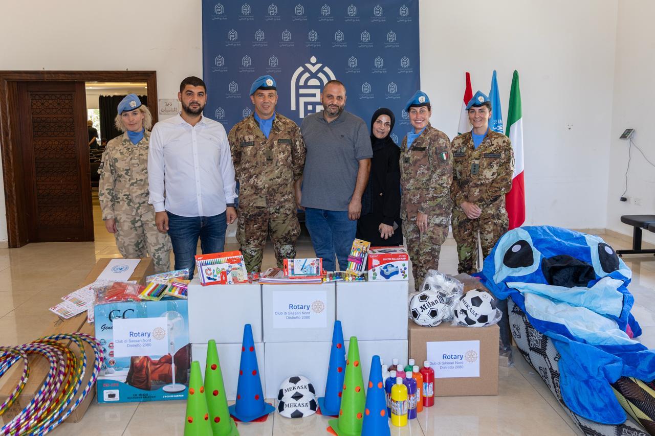 Brigata Sassari e Rotary Club Sassari nord insieme per i bambini del Libano – L’iniziativa