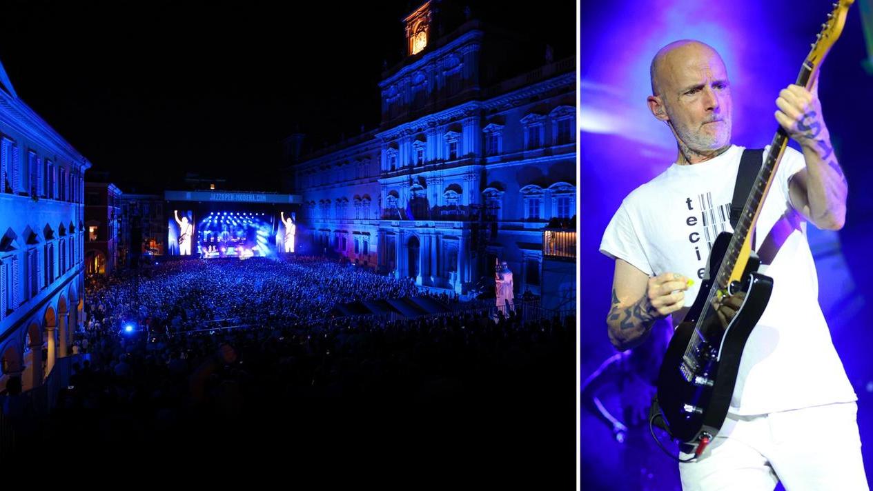 Il concerto di Moby a Modena (foto Carlo Foschi)