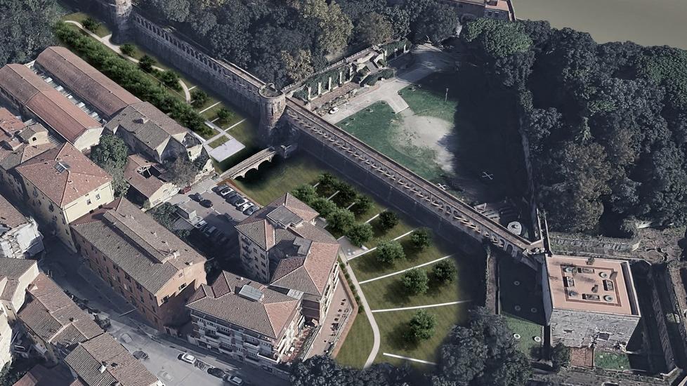 Una simulazione del progetto di riqualificazione