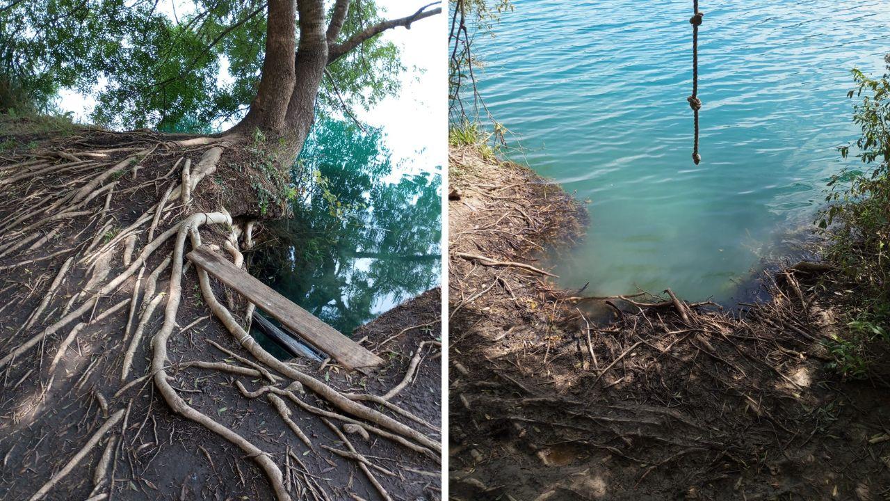Il materiale fotografico raccolto dai comitati a tutela del lago dell’Accesa