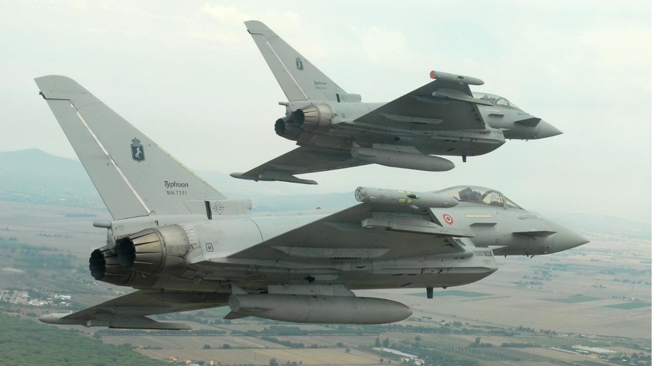 I caccia in volo 